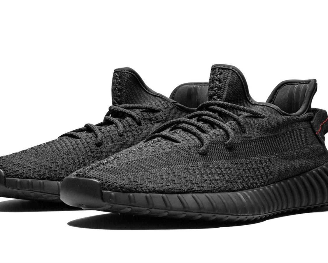 YEEZY BOOST 350 V2 "Black - Static" sneaker product image 2 | Foot Spikes