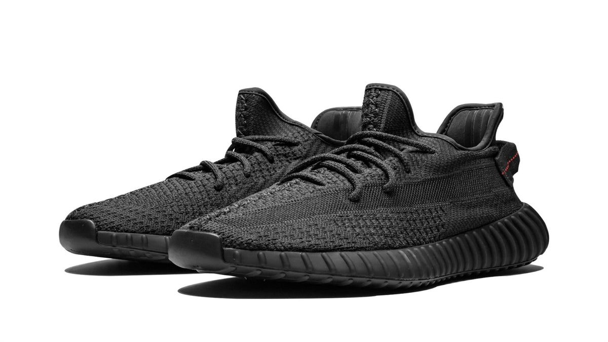 YEEZY BOOST 350 V2 "Black - Static" sneaker product image 2 | Foot Spikes