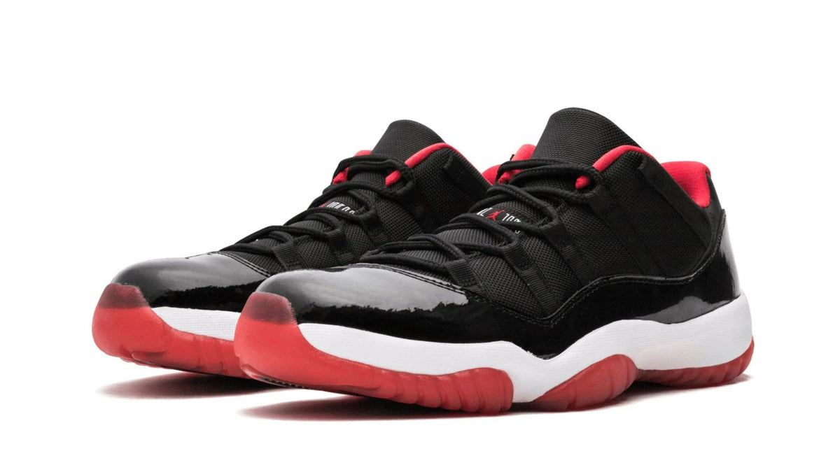 Air Jordan 11 Retro Low "Bred" sneaker product image 2 | Foot Spikes