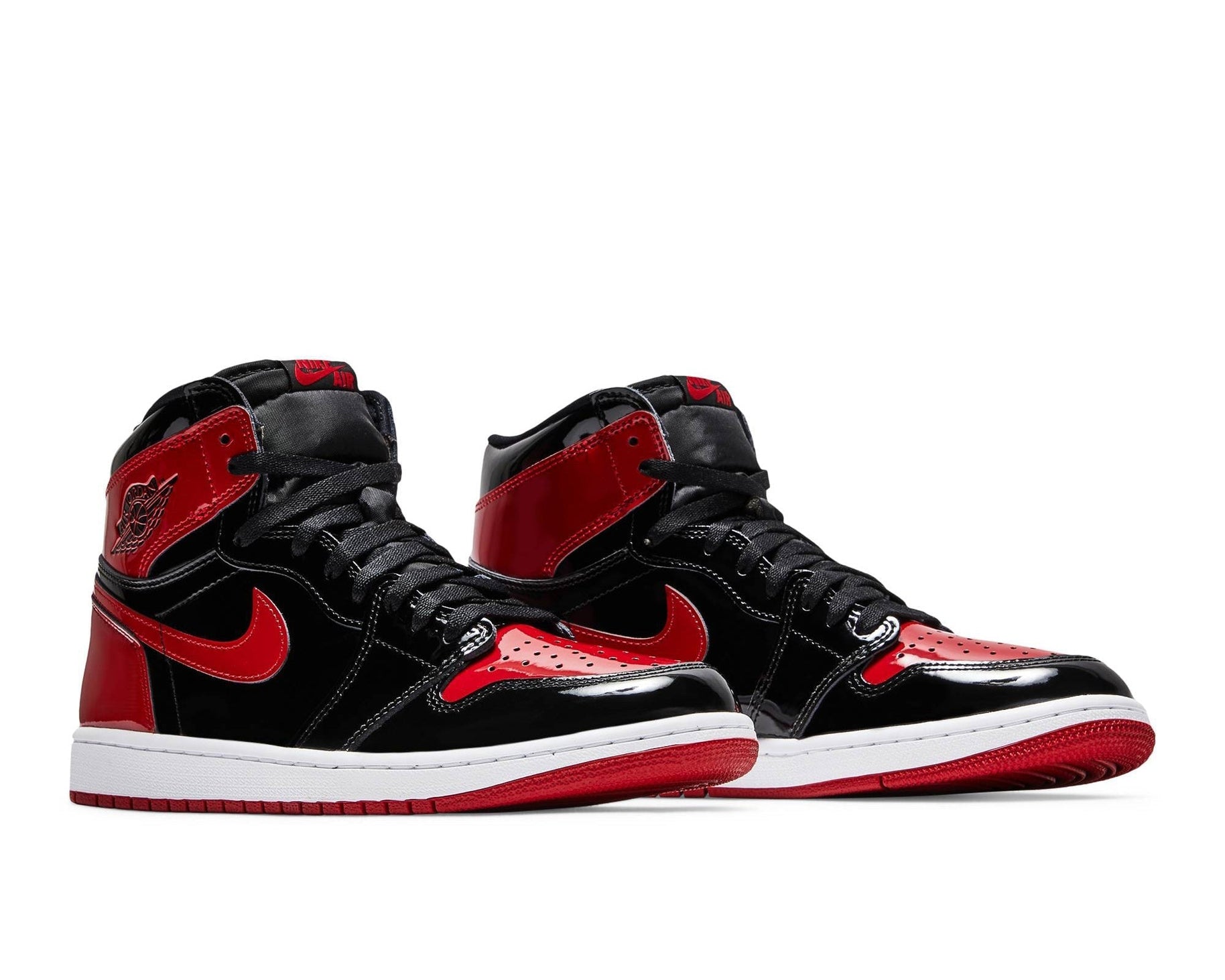 Air Jordan 1 Retro High OG 'Patent Bred' sneaker product image 4 | Foot Spikes