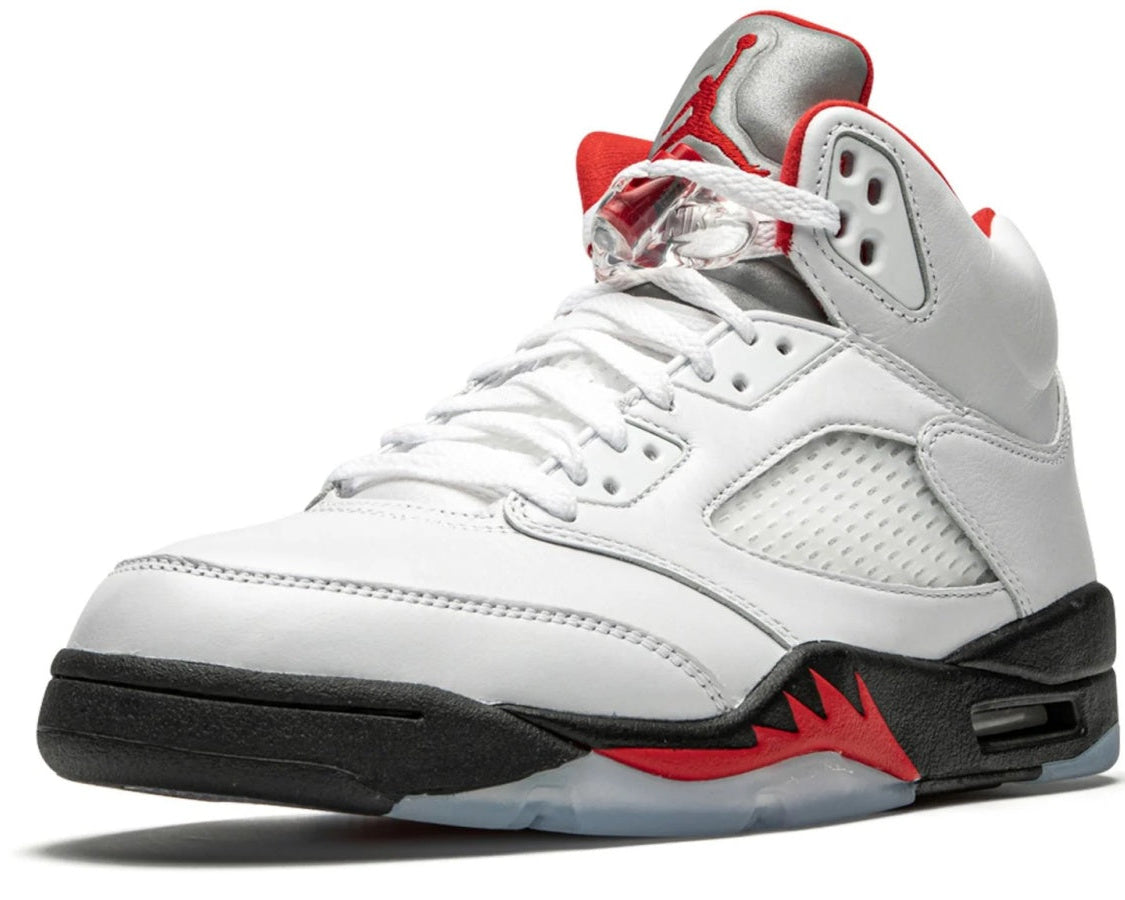 Air Jordan 5 Retro "Fire Red Silver Tongue 2020" sneaker product image 3 | Foot Spikes