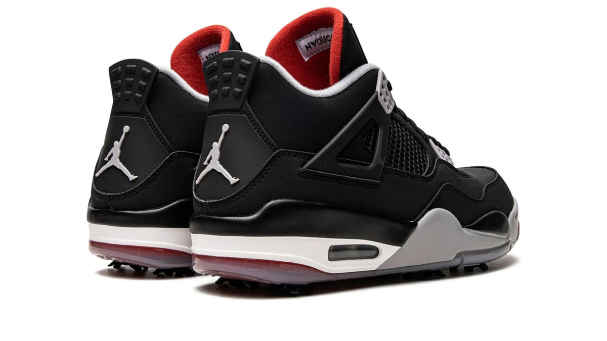 Air Jordan 4 Golf "Bred" sneaker product image 4 | Foot Spikes