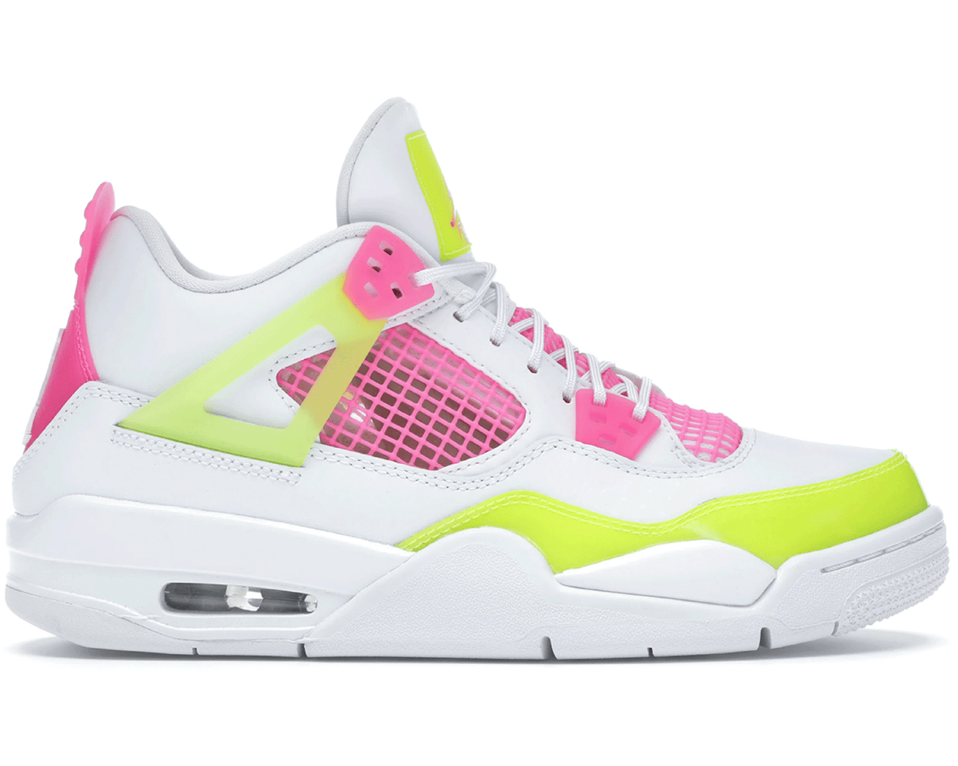 Air Jordan 4 Retro SE PS 'Lemon Venom' sneaker product image 4 | Foot Spikes