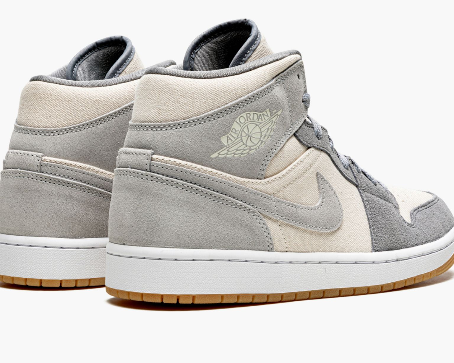 Air Jordan 1 Mid SE 'Coconut Milk Particle Grey' sneaker product image 3 | Foot Spikes