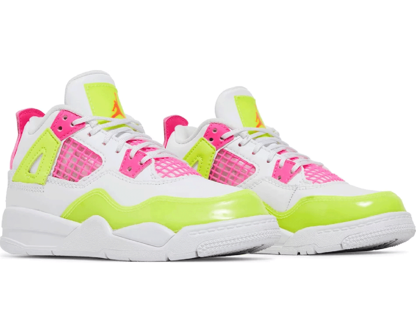 Air Jordan 4 Retro SE PS 'Lemon Venom' sneaker product image 3 | Foot Spikes
