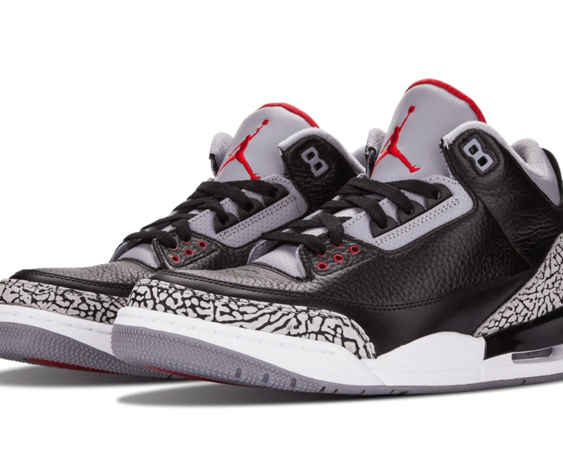 Air Jordan 3 Retro "Black Cement" sneaker product image 2 | Foot Spikes