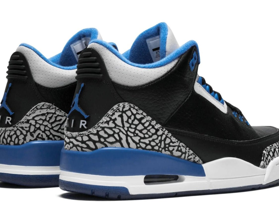 Air Jordan 3 Retro "Sport Blue" sneaker product image 4 | Foot Spikes