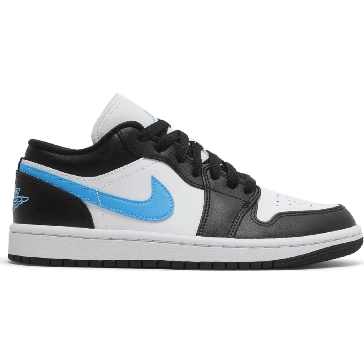 Air Jordan 1 Low 'Black University Blue' sneaker product image 4 | Foot Spikes