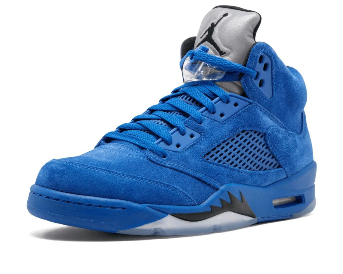 Air Jordan 5 Retro "Blue Suede" sneaker product image 3 | Foot Spikes