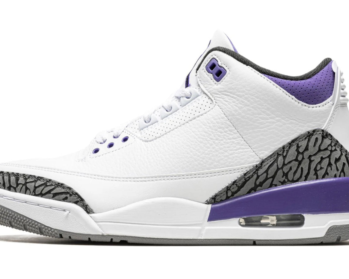Air Jordan 3 "Dark Iris" sneaker product image 1 | Foot Spikes