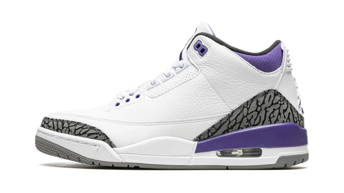 Air Jordan 3 "Dark Iris" sneaker product image 1 | Foot Spikes