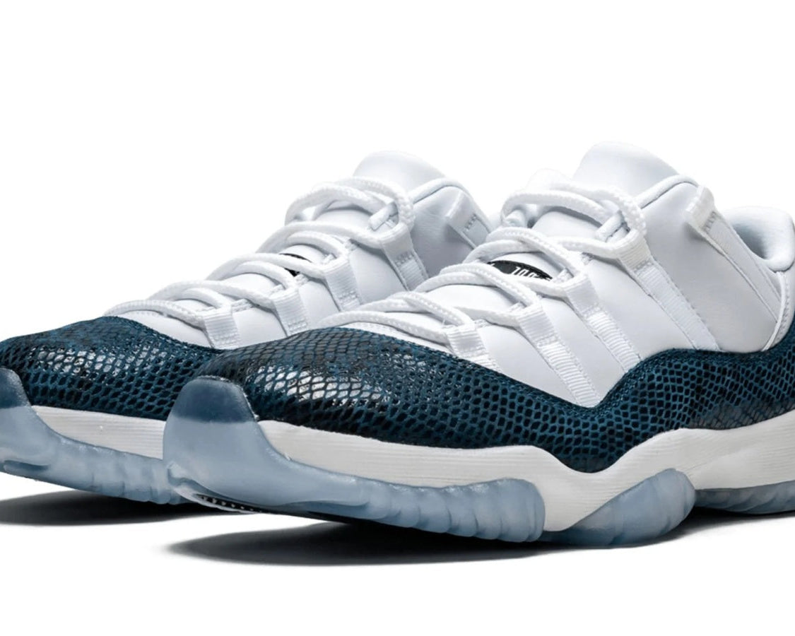 Air Jordan 11 Retro Low LE "Blue Snakeskin" sneaker product image 2 | Foot Spikes