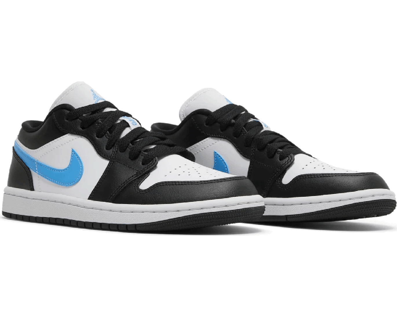 Air Jordan 1 Low 'Black University Blue' sneaker product image 3 | Foot Spikes