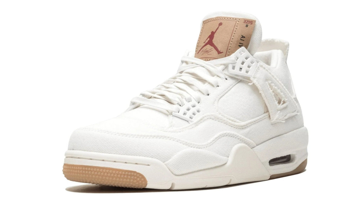 Air Jordan 4 Retro Levis NRG "White Denim" sneaker product image 3 | Foot Spikes