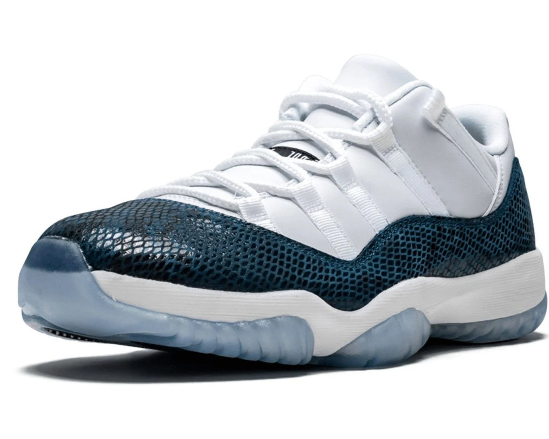 Air Jordan 11 Retro Low LE "Blue Snakeskin" sneaker product image 3 | Foot Spikes