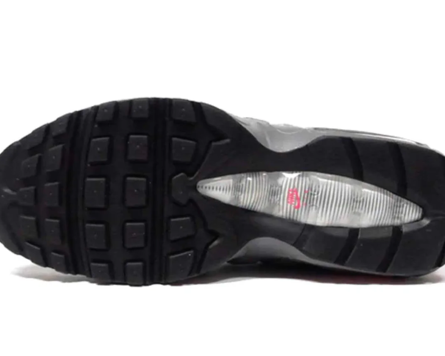 Nike Air Max 95 Essential Particle Grey Track Red sneaker product image 2 | Foot Spikes