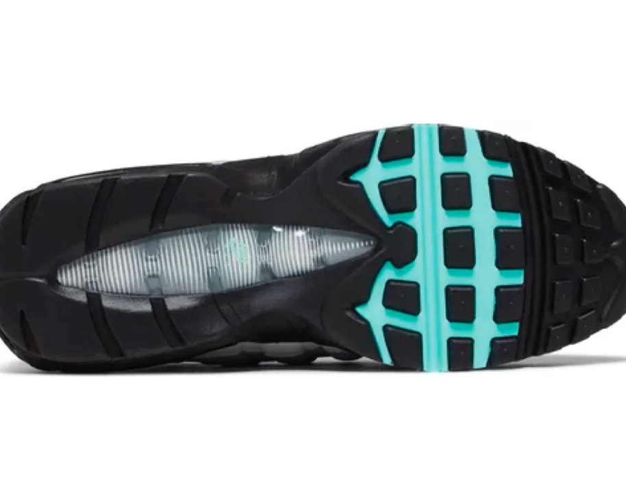 Nike Air Max 95 Hyper Turquoise sneaker product image 2 | Foot Spikes
