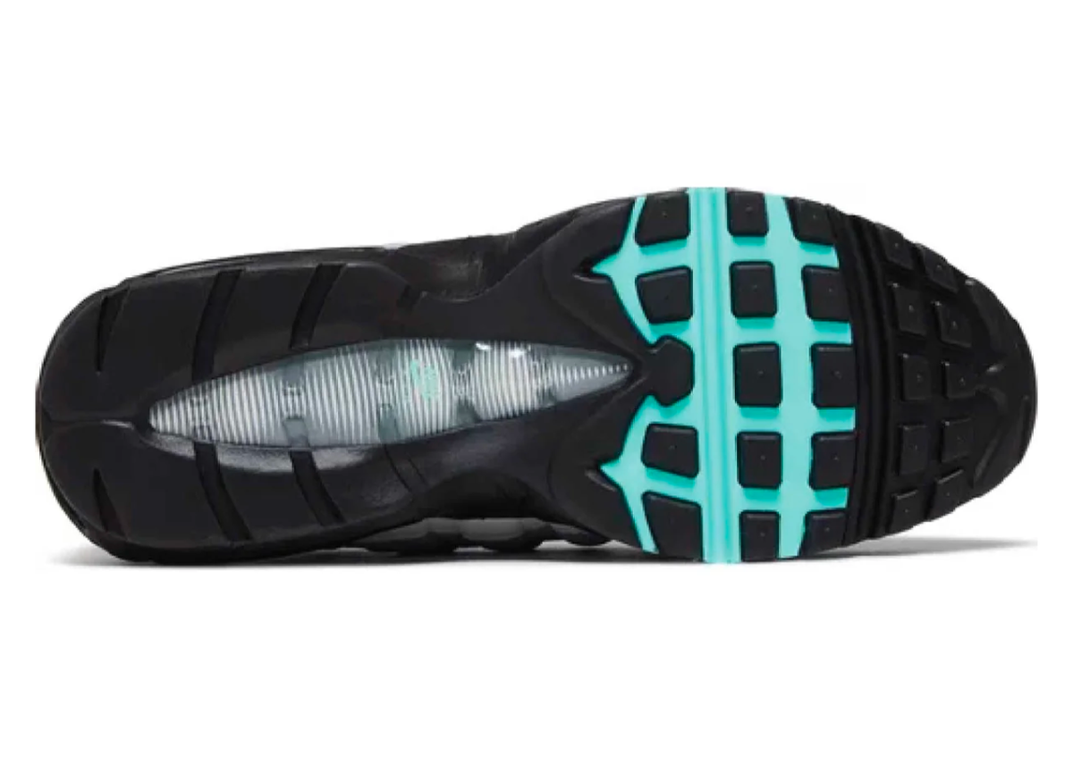 Nike Air Max 95 Hyper Turquoise sneaker product image 2 | Foot Spikes