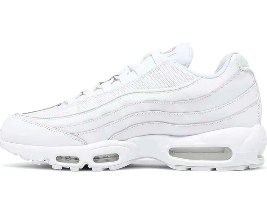 Nike Air Max 95 Triple White sneaker product image 1 | Foot Spikes