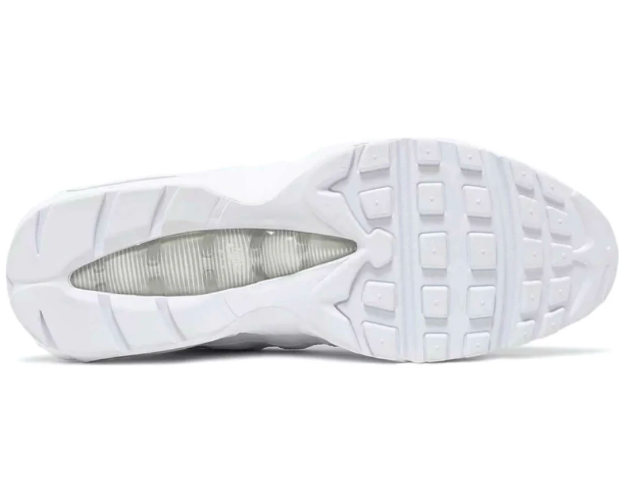 Nike Air Max 95 Triple White sneaker product image 2 | Foot Spikes