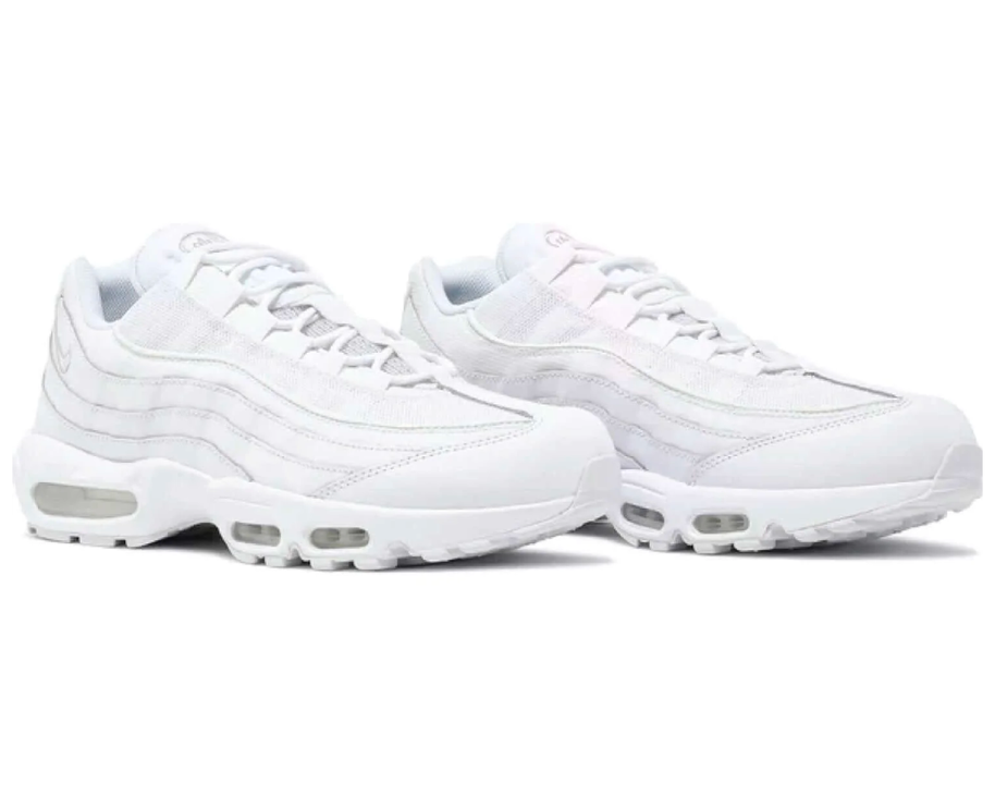 Nike Air Max 95 Triple White sneaker product image 4 | Foot Spikes