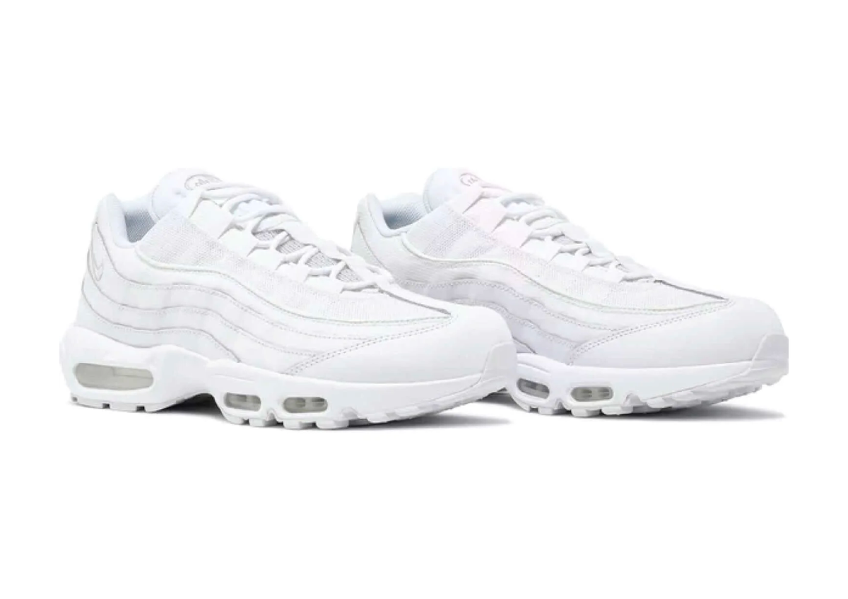 Nike Air Max 95 Triple White sneaker product image 4 | Foot Spikes