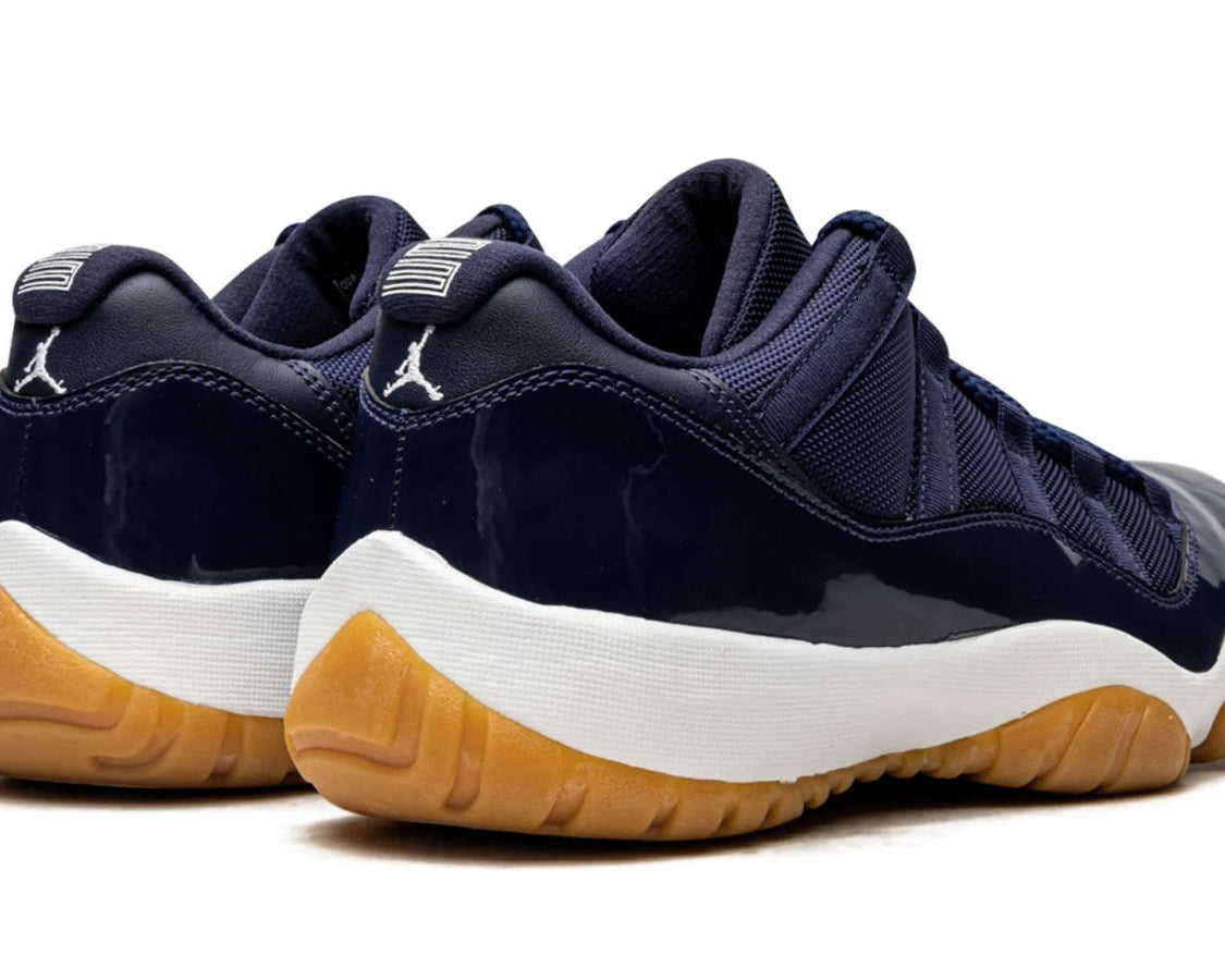 Air Jordan 11 Retro Low "Navy/Gum" sneaker product image 4 | Foot Spikes