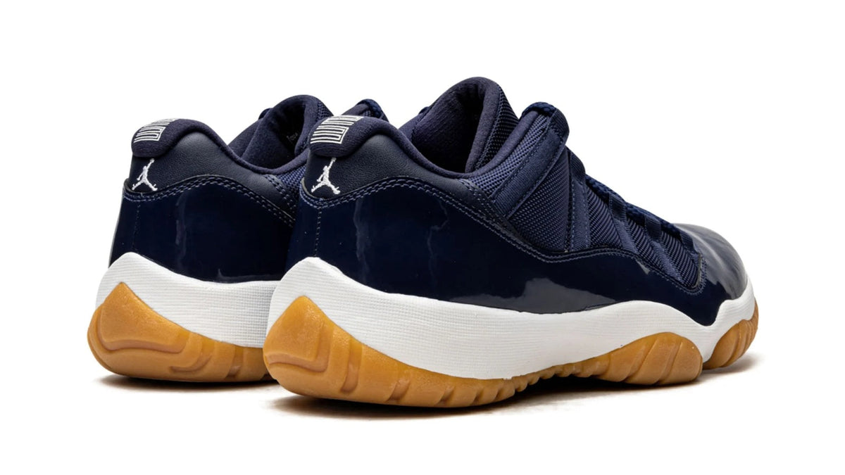 Air Jordan 11 Retro Low "Navy/Gum" sneaker product image 4 | Foot Spikes