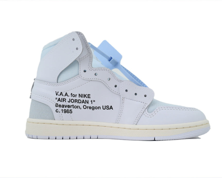 Virgil Abloh Archive x Air Jordan 1 Retro High OG 'Alaska' sneaker product image 4 | Foot Spikes