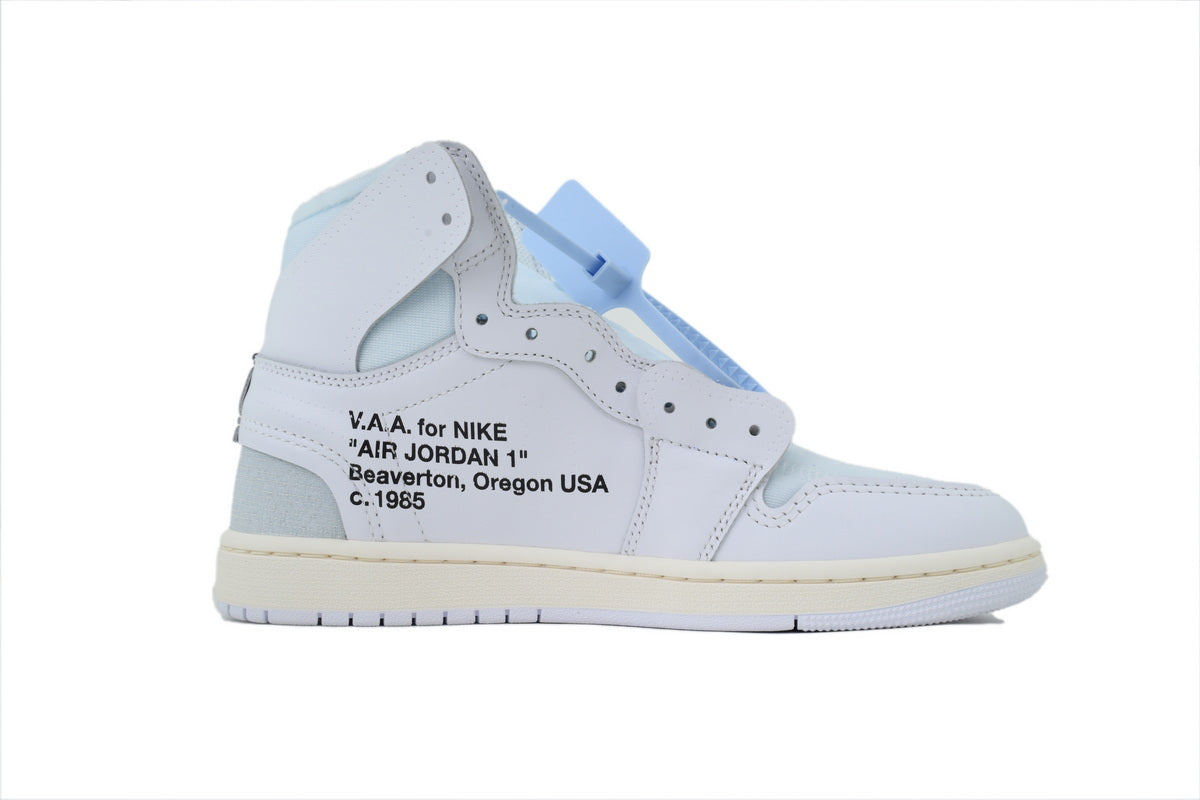 Virgil Abloh Archive x Air Jordan 1 Retro High OG 'Alaska' sneaker product image 4 | Foot Spikes