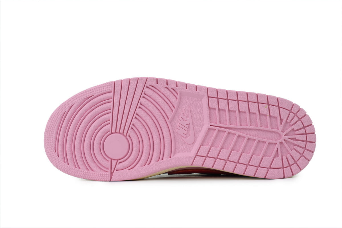 Travis Scott x Air Jordan 1 Retro Low OG 'Sail Tropical Pink' sneaker product image 2 | Foot Spikes