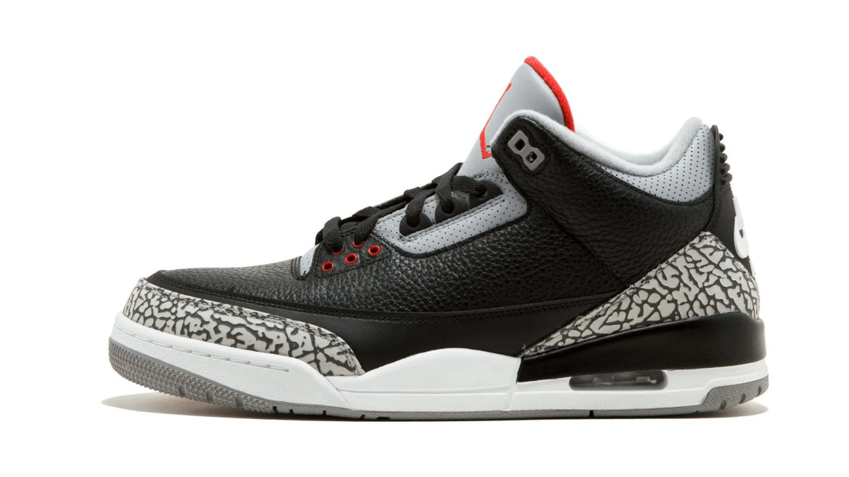 Air Jordan 3 Retro OG "Black Cement" sneaker product image 1 | Foot Spikes