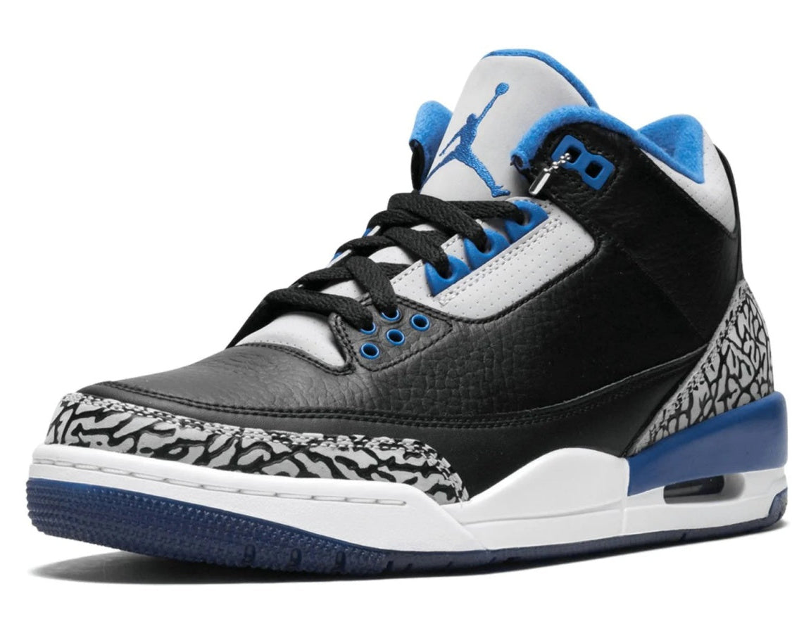 Air Jordan 3 Retro "Sport Blue" sneaker product image 3 | Foot Spikes