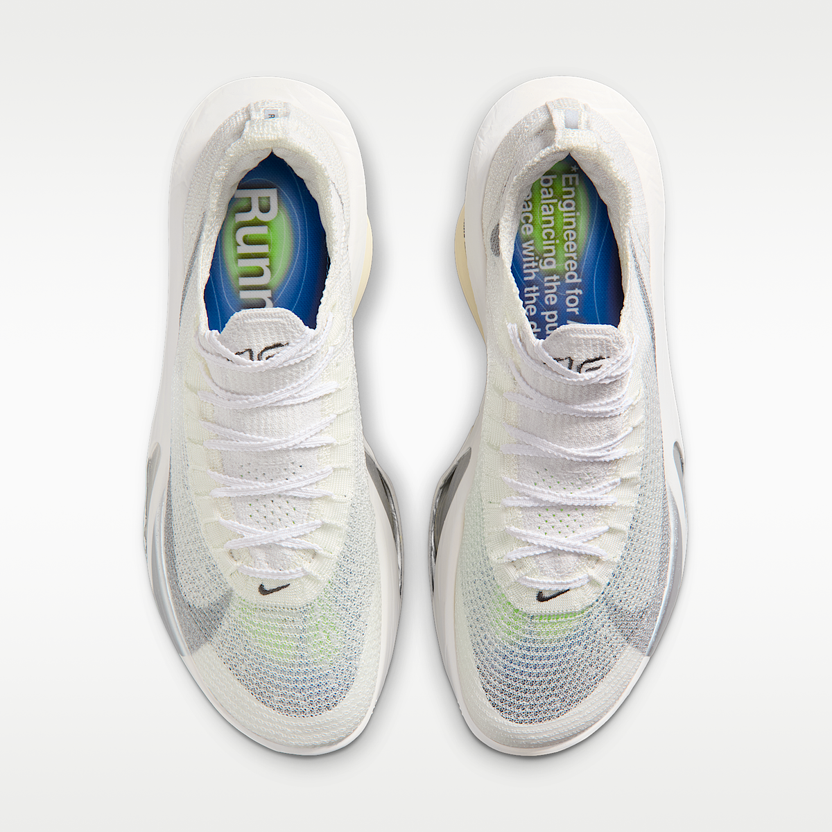 Alphafly 3 'Platinum Tint Grey Fog sneaker product image 4 | Foot Spikes