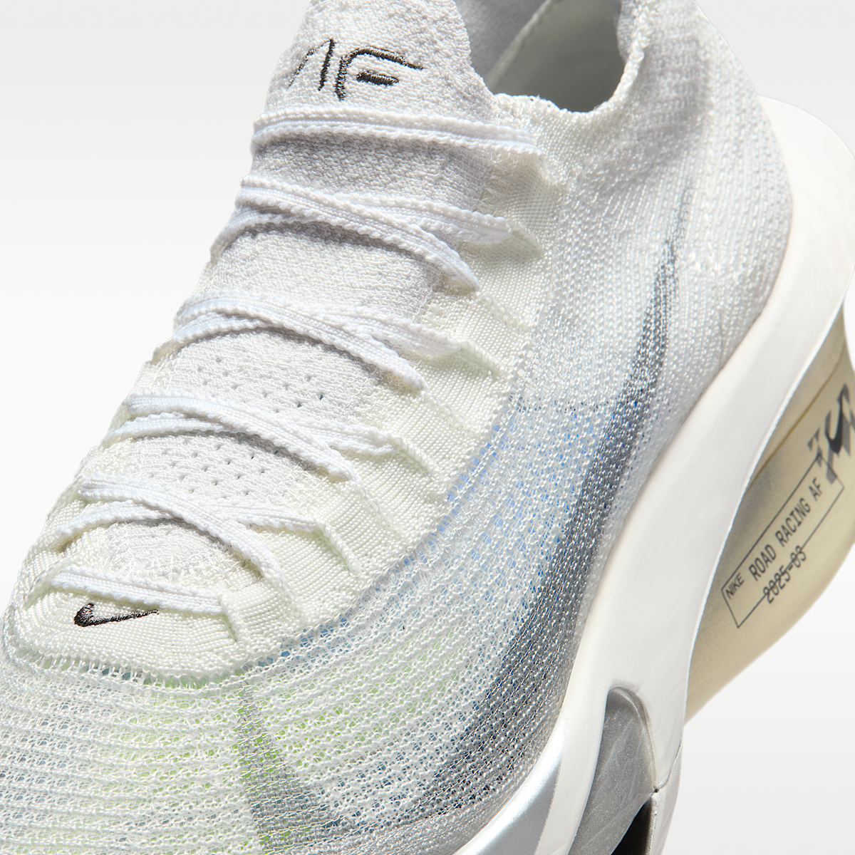 Alphafly 3 'Platinum Tint Grey Fog sneaker product image 7 | Foot Spikes