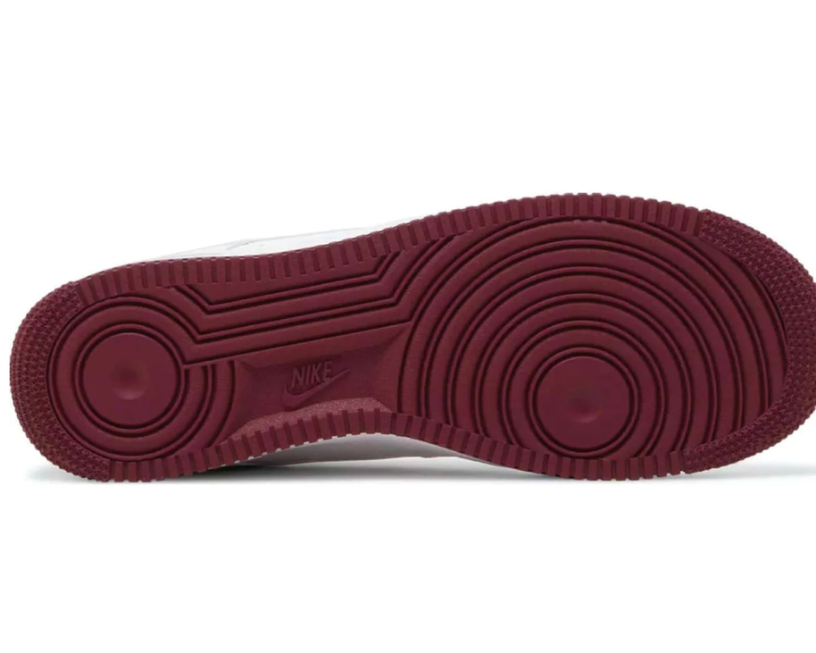 Nike Air Force 1 '07 'White Dark Beetroot' sneaker product image 2 | Foot Spikes