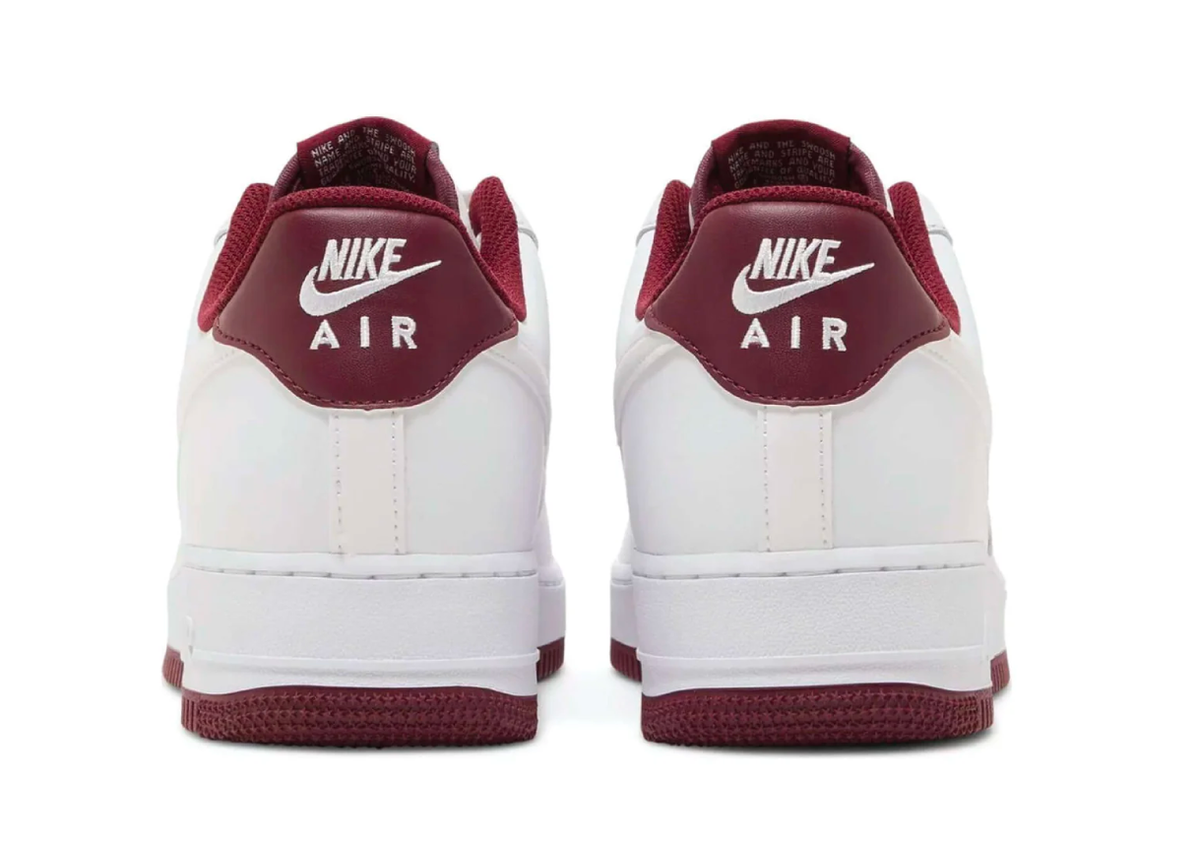 Nike Air Force 1 '07 'White Dark Beetroot' sneaker product image 3 | Foot Spikes
