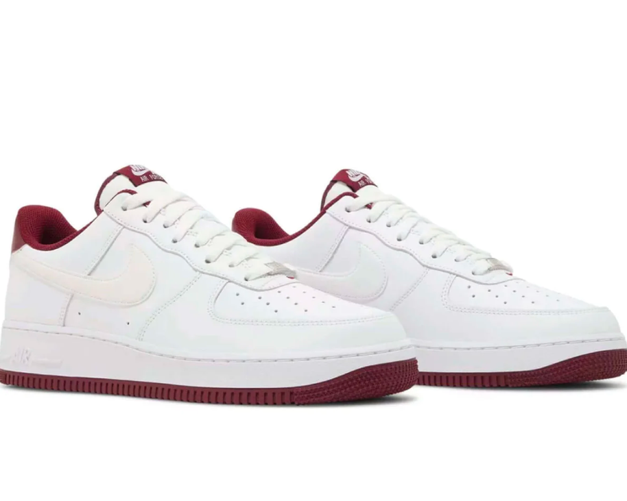 Nike Air Force 1 '07 'White Dark Beetroot' sneaker product image 4 | Foot Spikes