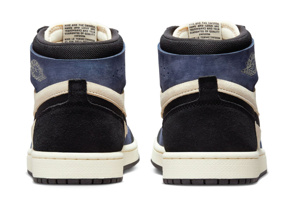 Air Jordan 1 High Zoom Air CMFT 2 Muslin Blackened Blue sneaker product image 3 | Foot Spikes