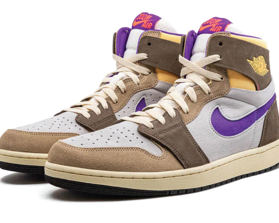 Air Jordan 1 High Zoom Air CMFT 2 Palomino Wild Berry sneaker product image 2 | Foot Spikes