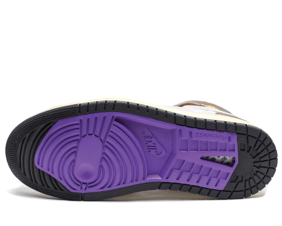 Air Jordan 1 High Zoom Air CMFT 2 Palomino Wild Berry sneaker product image 4 | Foot Spikes