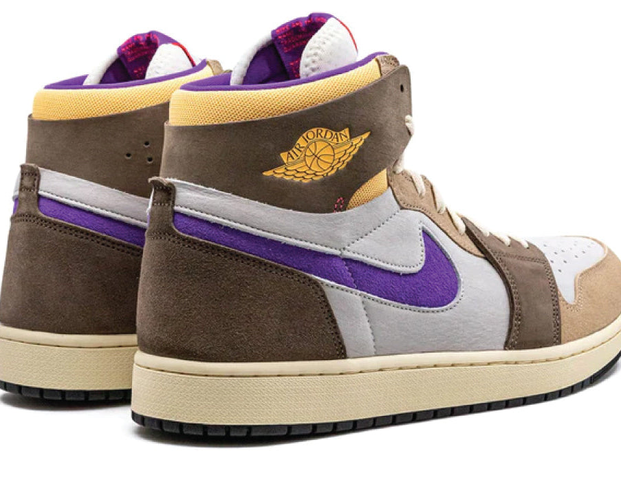 Air Jordan 1 High Zoom Air CMFT 2 Palomino Wild Berry sneaker product image 3 | Foot Spikes