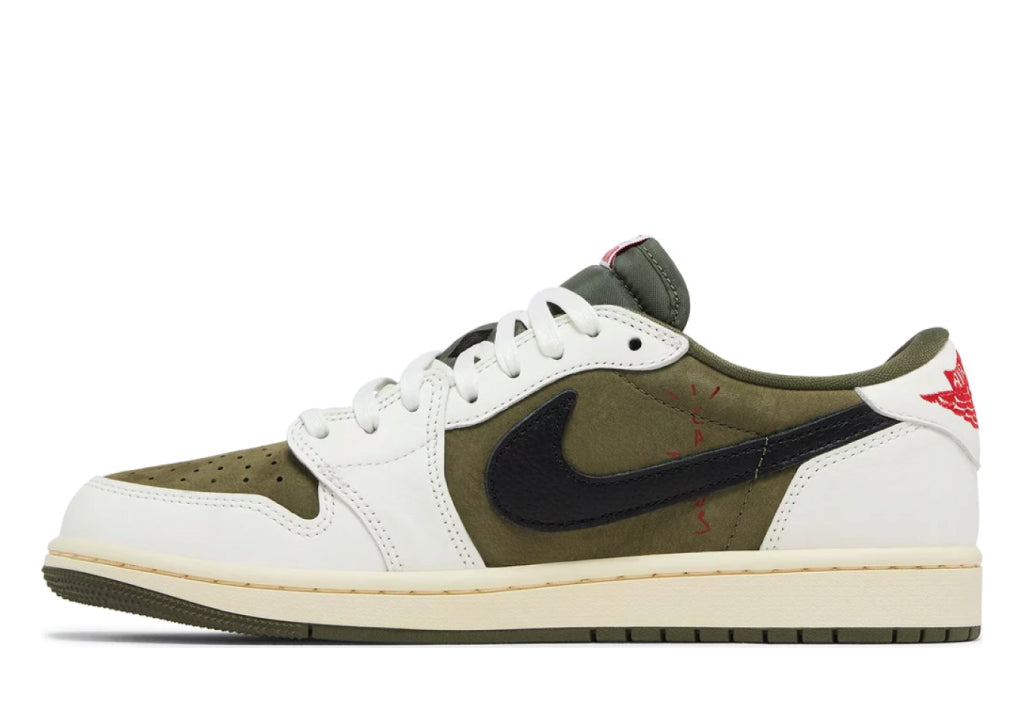 Air Jordan 1 Low OG x Travis Scott SP Medium Olive sneaker product image 1 | Foot Spikes