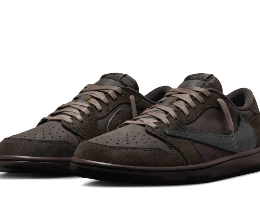 Air Jordan 1 Low OG X Travis Scott SP Velvet Brown sneaker product image 2 | Foot Spikes