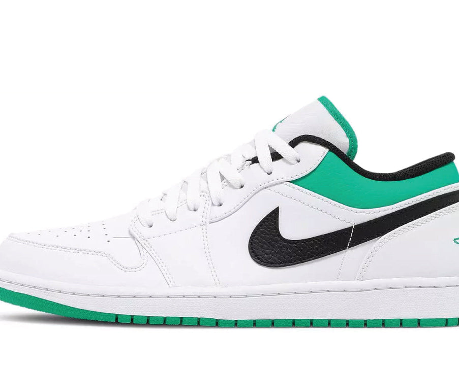 Air Jordan 1 Low White Lucky Green sneaker product image 1 | Foot Spikes