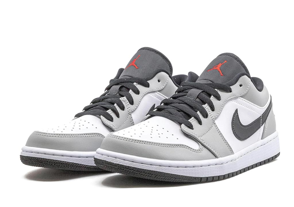 Air Jordan 1 Low Light Smoke Grey sneaker product image 2 | Foot Spikes