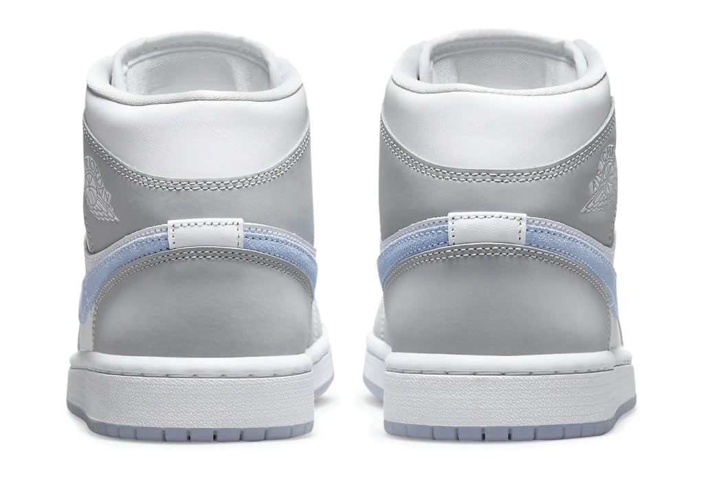 Air Jordan 1 Mid Grey Blue Wmns sneaker product image 3 | Foot Spikes
