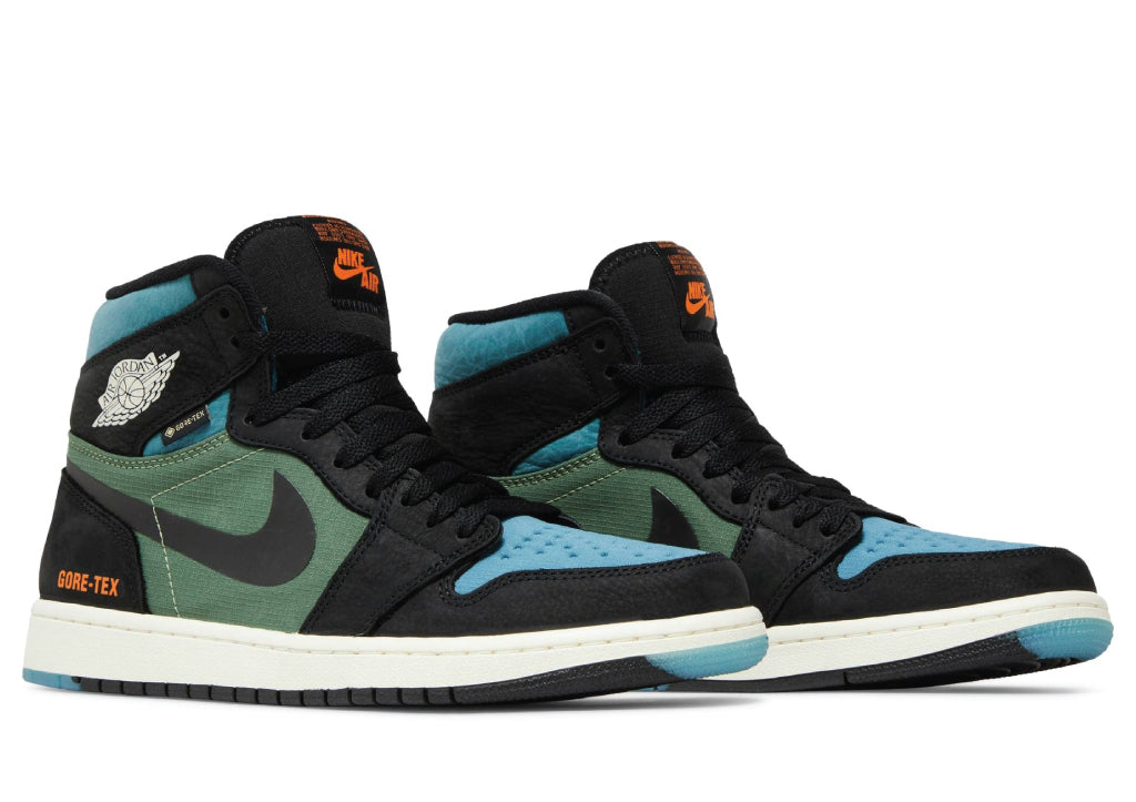 Air Jordan 1 Retro High Element Gore-Tex Black Olive sneaker product image 2 | Foot Spikes