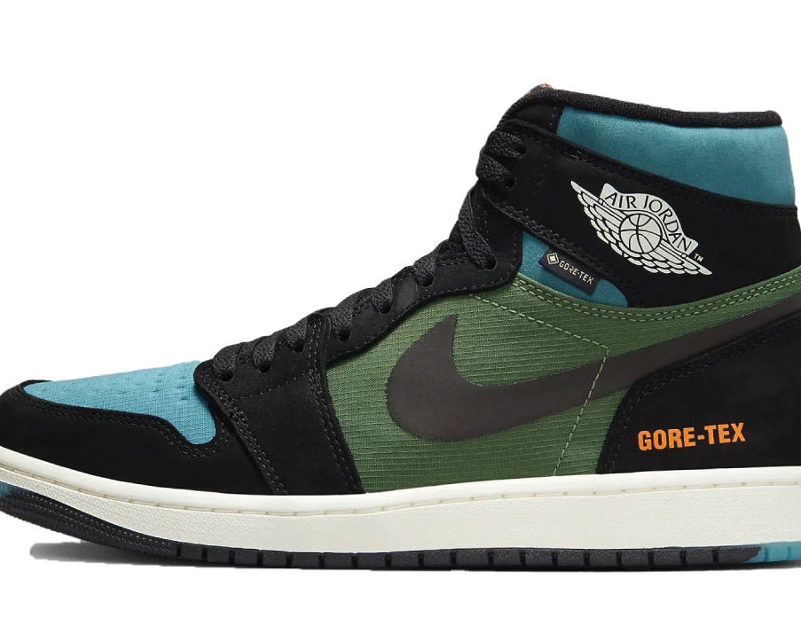 Air Jordan 1 Retro High Element Gore-Tex Black Olive sneaker product image 1 | Foot Spikes