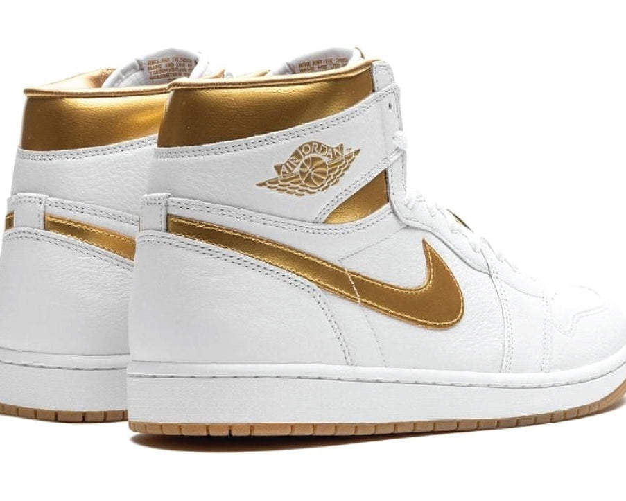 Air Jordan 1 Retro High OG Metallic Gold Wmns sneaker product image 3 | Foot Spikes